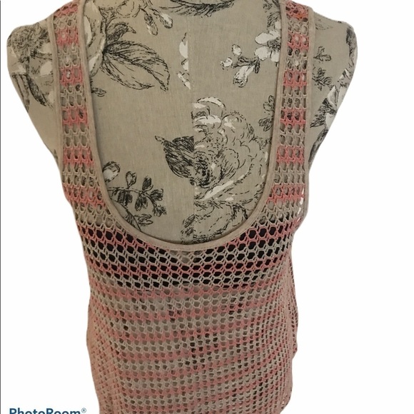 Ella Moss Pink Tank Top M - Picture 2 of 5